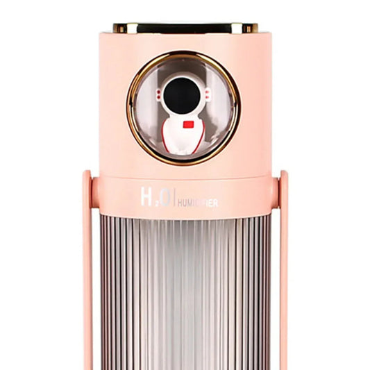 Umidificator cu aromaterapie pentru camera copiilor, Naimeed D6068, Roz, 90x230x75mm