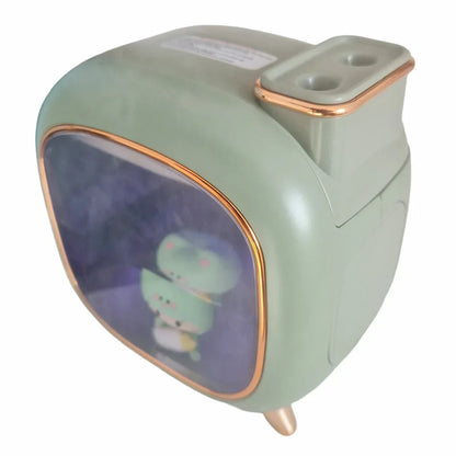 Umidificator cu aromaterapie pentru copii, Naimeed D6069, Verde, 120x126x88mm
