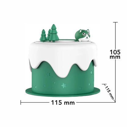 Umidificator cu aromaterapie pentru copii, Naimeed D6070, Verde,115x105x115mm
