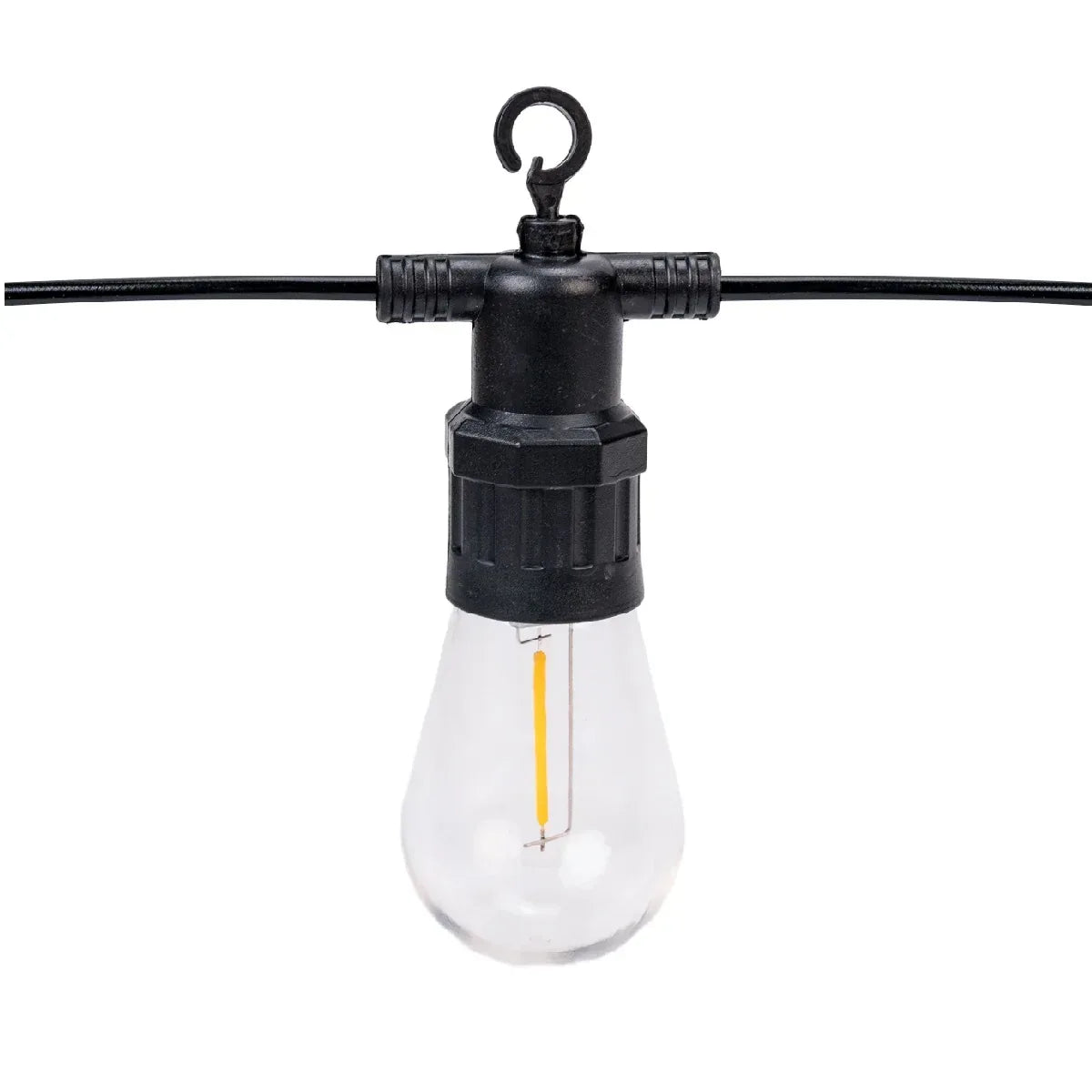 Ghirlanda luminoasa, solara, decorativa, interconectabila, Naimeed D6078, 5m, 10 Becuri LED, Lumina Alb Rece