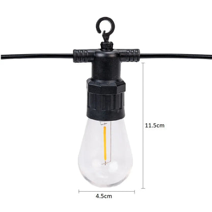 Ghirlanda luminoasa, decorativa, interconectabila, Naimeed D6082, 5m, 10 Becuri LED, Lumina Multicolor