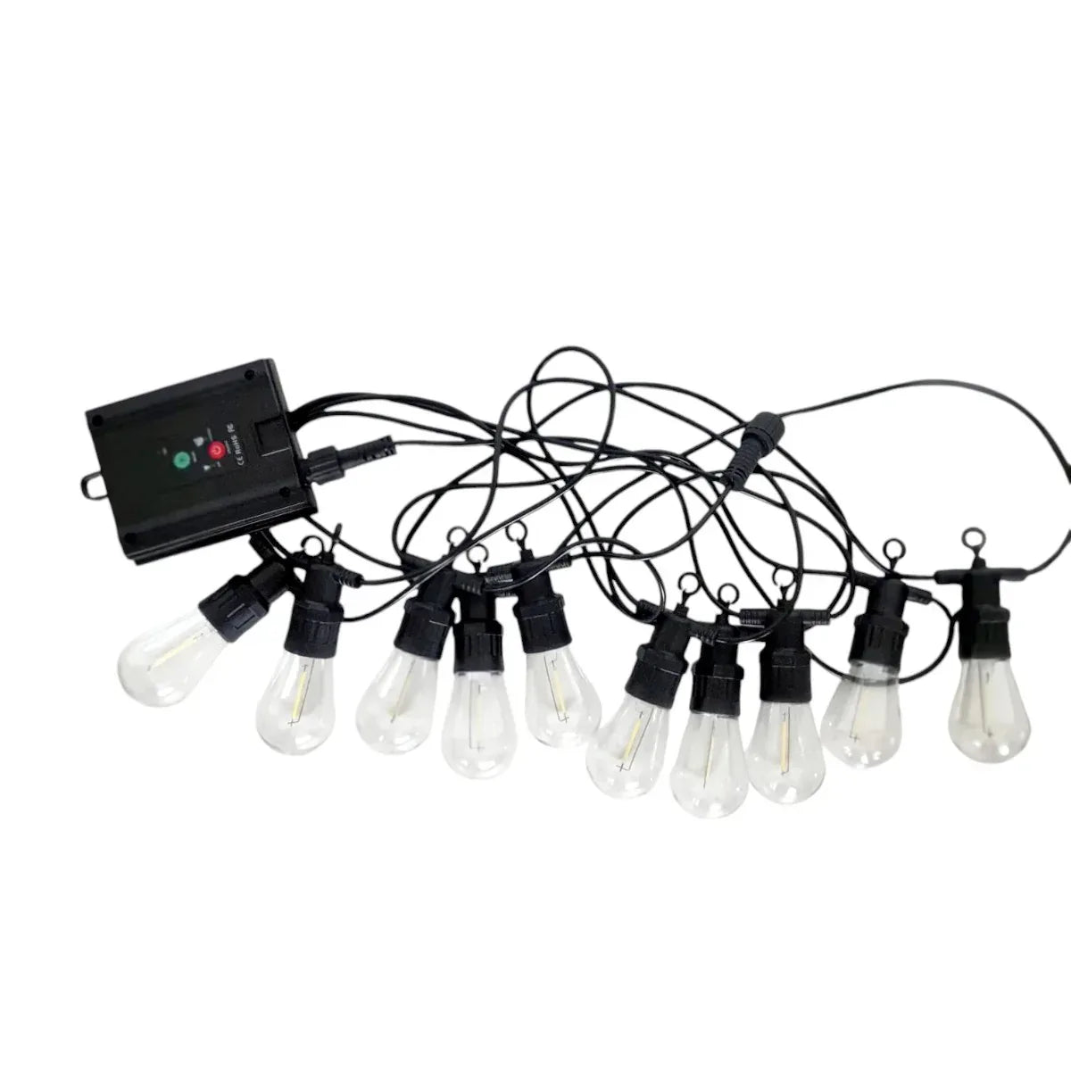 Ghirlanda luminoasa, solara, decorativa, interconectabila, Naimeed D6078, 5m, 10 Becuri LED, Lumina Alb Rece