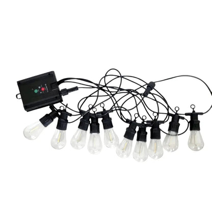 Ghirlanda luminoasa, solara, decorativa, interconectabila, Naimeed D6078, 5m, 10 Becuri LED, Lumina Alb Rece