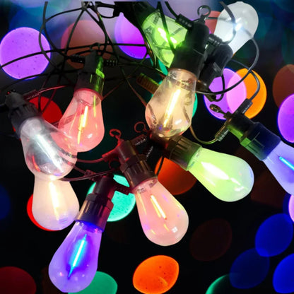 Ghirlanda luminoasa, solara, decorativa, interconectabila, Naimeed D6079, 5m, 10 Becuri LED, Lumina Multicolor