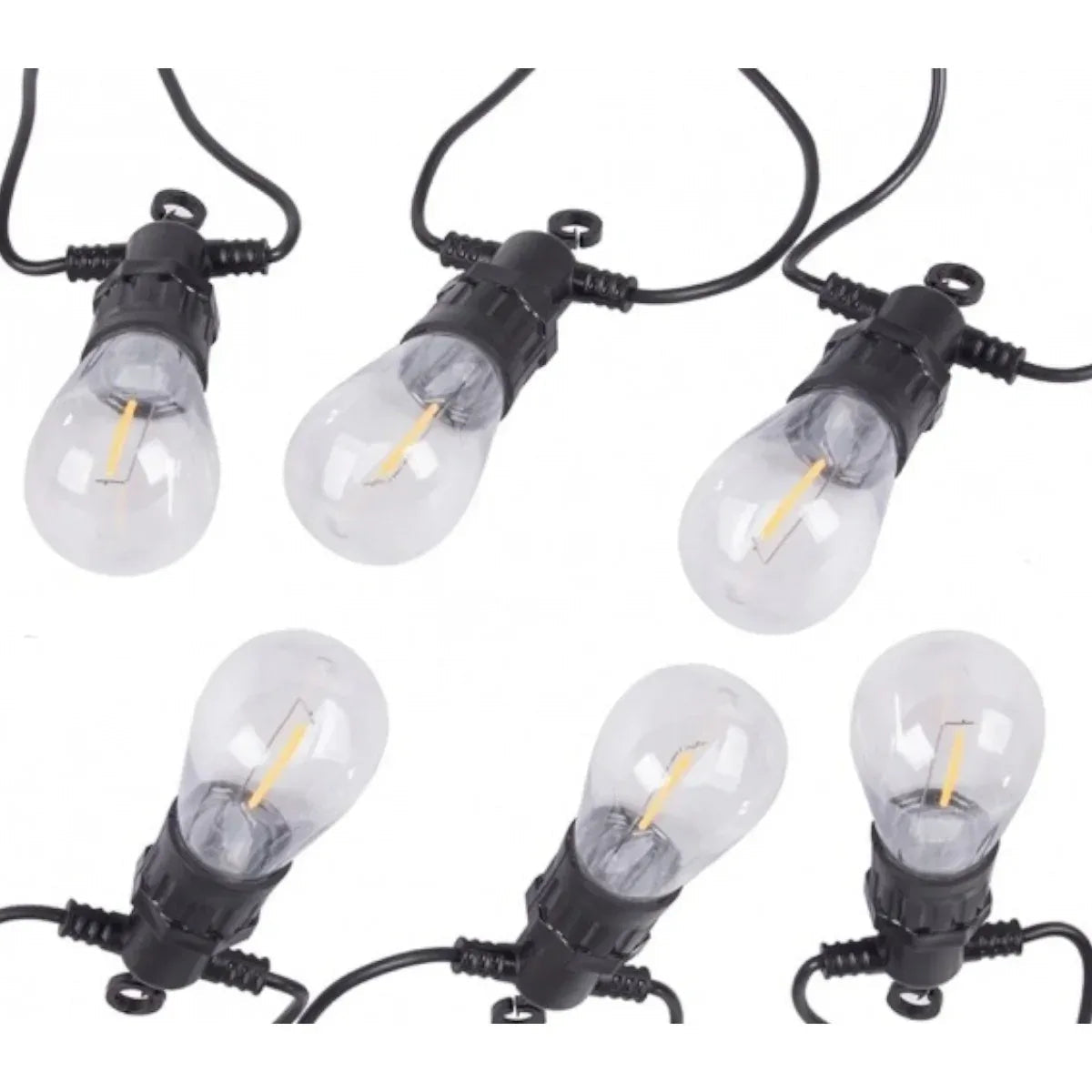 Ghirlanda luminoasa, decorativa, interconectabila, Naimeed D6081, 5m, 10 Becuri LED, Lumina Alb Rece