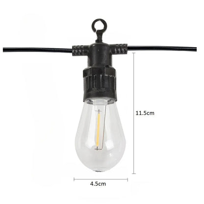 Ghirlanda luminoasa, decorativa, interconectabila, Naimeed D6081, 5m, 10 Becuri LED, Lumina Alb Rece