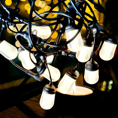 Ghirlanda luminoasa, decorativa, interconectabila, Naimeed D6085, 5m, 10 Becuri LED, Lumina Alb Cald
