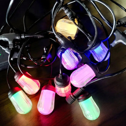 Ghirlanda luminoasa, decorativa, interconectabila, Naimeed D6086, 5m, 10 Becuri LED, Lumina Multicolor
