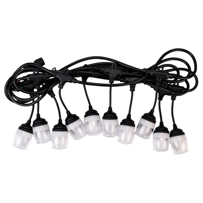 Ghirlanda luminoasa, decorativa, interconectabila, Naimeed D6093, 5m, 10 Becuri LED, Lumina Alb Cald