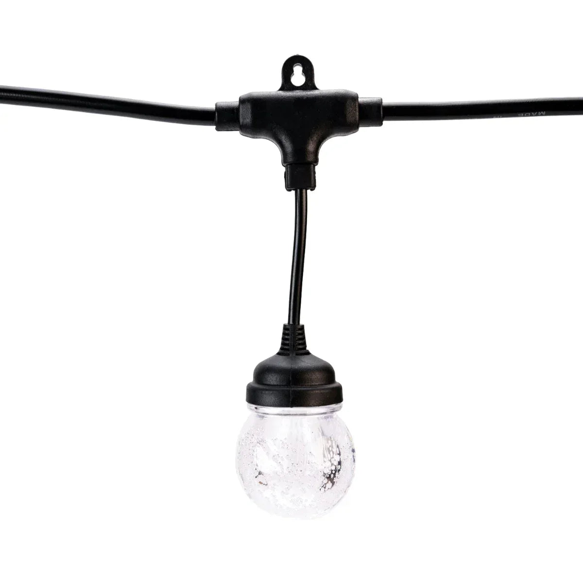 Ghirlanda luminoasa, solara, decorativa, interconectabila, Naimeed D6099, 5m, 10 Becuri LED, Lumina Alb Cald