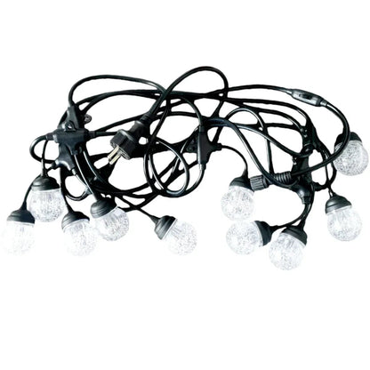 Ghirlanda luminoasa, decorativa, interconectabila, Naimeed D6101, 5m, 10 Becuri LED, Lumina Alb Cald