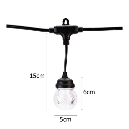 Ghirlanda luminoasa, decorativa, interconectabila, Naimeed D6102, 5m, 10 Becuri LED, Lumina Multicolor