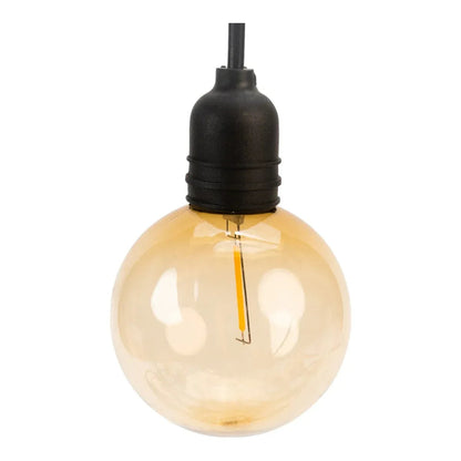 Ghirlanda luminoasa, solara, decorativa, interconectabila, Naimeed D6103, 5m, 10 Becuri LED, Lumina Alb Cald