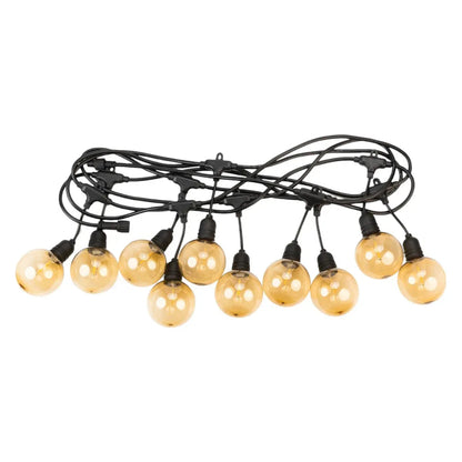 Ghirlanda luminoasa, decorativa, interconectabila, Naimeed D6104, 5m, 10 Becuri LED, Lumina Alb Cald