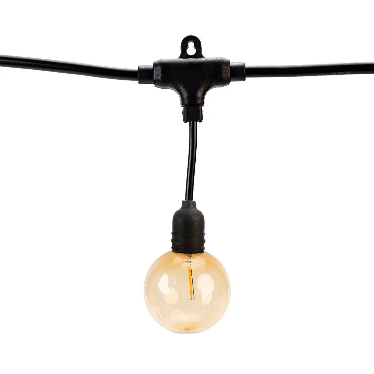 Ghirlanda luminoasa, decorativa, interconectabila, Naimeed D6104, 5m, 10 Becuri LED, Lumina Alb Cald
