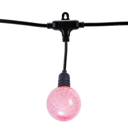 Ghirlanda luminoasa, solara, decorativa, interconectabila, Naimeed D6106, 5m, 10 Becuri LED, Lumina Multicolor