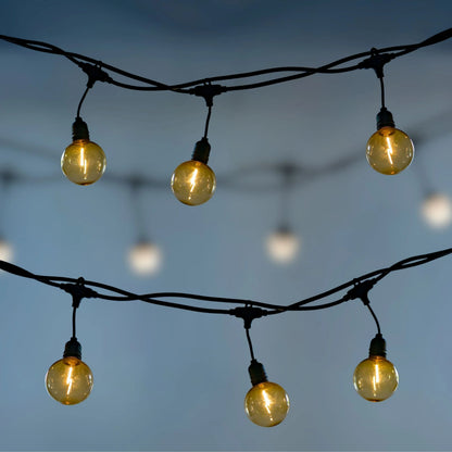 Ghirlanda luminoasa, decorativa, interconectabila, Naimeed D6104, 5m, 10 Becuri LED, Lumina Alb Cald