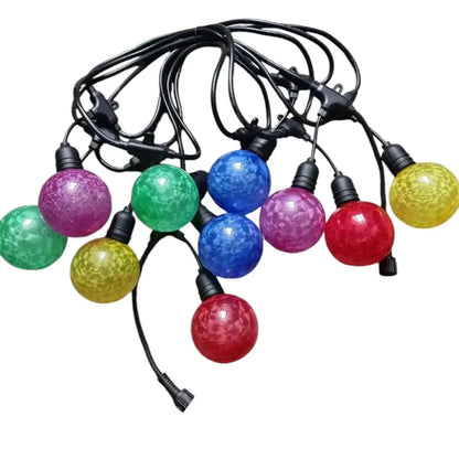 Ghirlanda luminoasa, solara, decorativa, interconectabila, Naimeed D6106, 5m, 10 Becuri LED, Lumina Multicolor