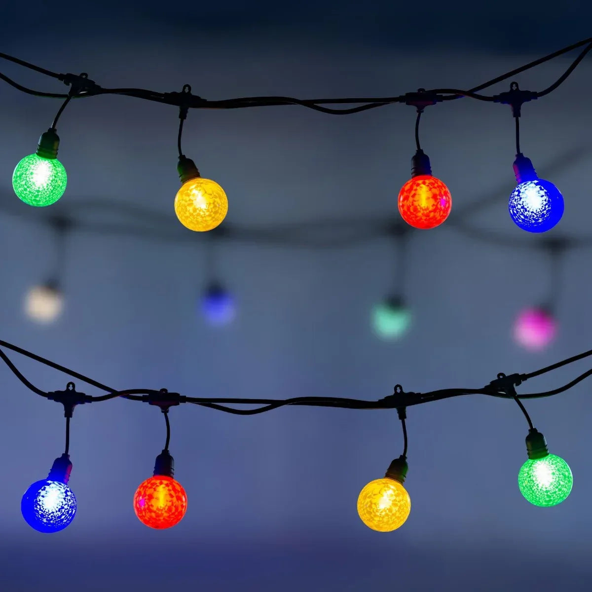 Ghirlanda luminoasa, decorativa, interconectabila, Naimeed D6108, 5m, 10 Becuri LED, Lumina Multicolor