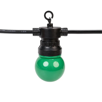 Ghirlanda luminoasa, solara, decorativa, interconectabila, Naimeed D6109, 5m, 10 Becuri LED, Lumina Multicolor