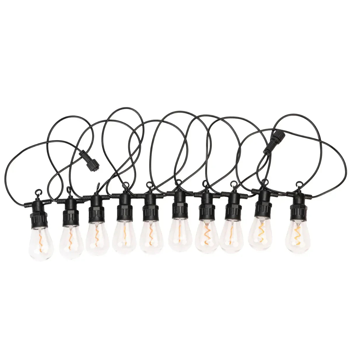Ghirlanda luminoasa, solara, decorativa, interconectabila, Naimeed D6115, 5m, 10 Becuri LED, Lumina Alb Cald