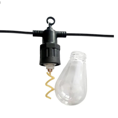 Ghirlanda luminoasa, solara, decorativa, interconectabila, Naimeed D6116, 5m, 10 Becuri LED, Lumina Alb Rece