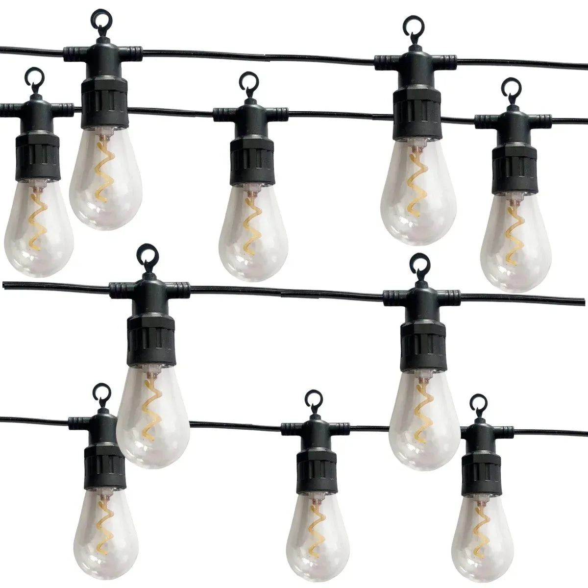 Ghirlanda luminoasa, solara, decorativa, interconectabila, Naimeed D6116, 5m, 10 Becuri LED, Lumina Alb Rece