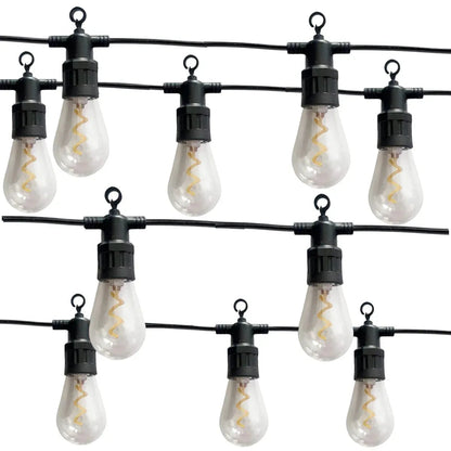 Ghirlanda luminoasa, solara, decorativa, interconectabila, Naimeed D6116, 5m, 10 Becuri LED, Lumina Alb Rece