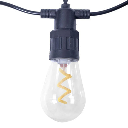 Ghirlanda luminoasa, solara, decorativa, interconectabila, Naimeed D6116, 5m, 10 Becuri LED, Lumina Alb Rece