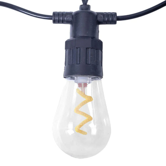 Ghirlanda luminoasa, solara, decorativa, interconectabila, Naimeed D6116, 5m, 10 Becuri LED, Lumina Alb Rece
