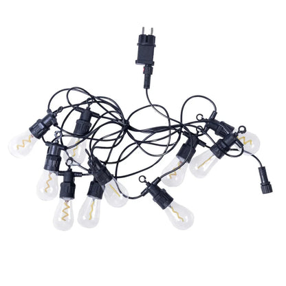 Ghirlanda luminoasa, decorativa, interconectabila, Naimeed D6117, 5m, 10 Becuri LED, Lumina Alb Cald