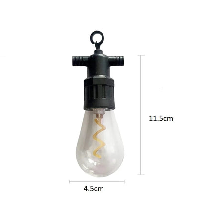 Ghirlanda luminoasa, decorativa, interconectabila, Naimeed D6118, 5m, 10 Becuri LED, Lumina Alb Rece