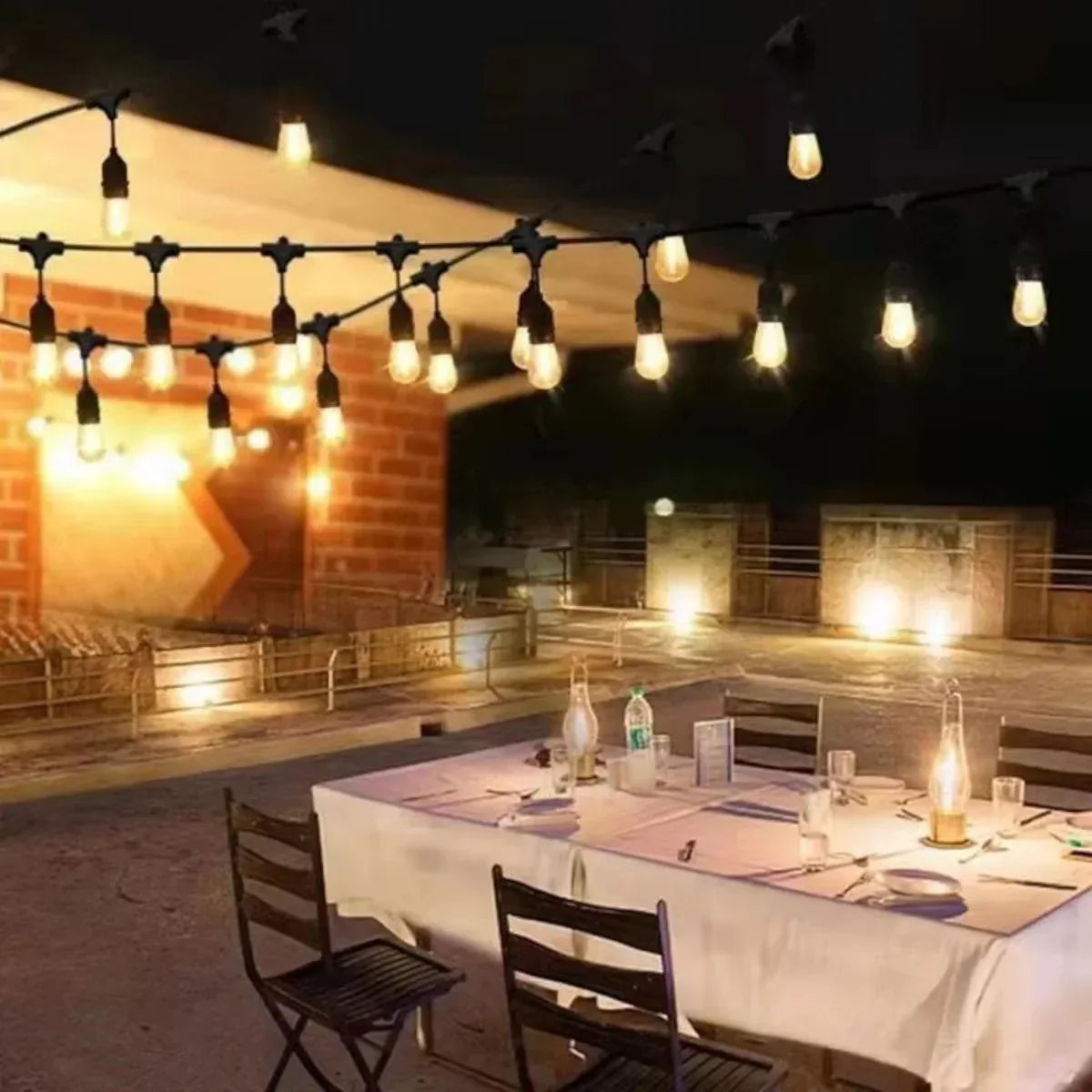 Ghirlanda luminoasa, solara, decorativa, interconectabila, Naimeed D6124, 5m, 10 Becuri LED, Lumina Alb Rece