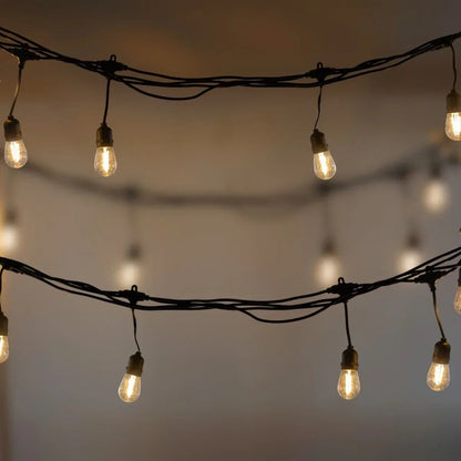 Ghirlanda luminoasa, decorativa, interconectabila, Naimeed D6122, 10m, 10 Becuri LED, Lumina Alb Cald