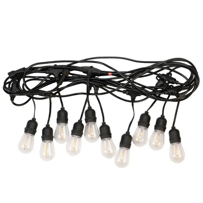 Ghirlanda luminoasa, decorativa, interconectabila, Naimeed D6122, 10m, 10 Becuri LED, Lumina Alb Cald