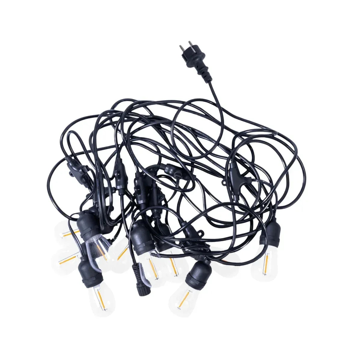 Ghirlanda luminoasa, decorativa, interconectabila, Naimeed D6126, 5m, 10 Becuri LED, Lumina Alb Cald