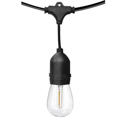 Set 10 becuri LED E27, un filament 1W, 220V, pentru ghirlanda, Naimeed D6129, Lumina Alb Cald