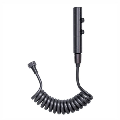 Coloana de dus, cu para fixa si para mobila, Naimeed D6139, 4 functii, otel inoxidabil, Gri