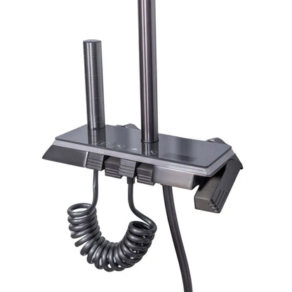 Coloana de dus, cu para fixa si para mobila, Naimeed D6143, 4 functii, otel inoxidabil, Argintiu