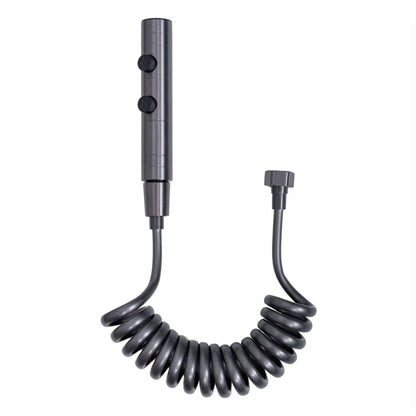 Coloana de dus, cu para fixa si para mobila, Naimeed D6144, 4 functii, otel inoxidabil, Argintiu