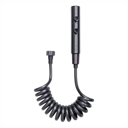 Coloana de dus, cu para fixa si para mobila, Naimeed D6145, 4 functii, otel inoxidabil, Gri