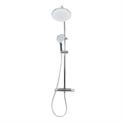 Coloana de dus, cu para fixa si para mobila, Naimeed D6148, 3 functii, otel inoxidabil, Argintiu