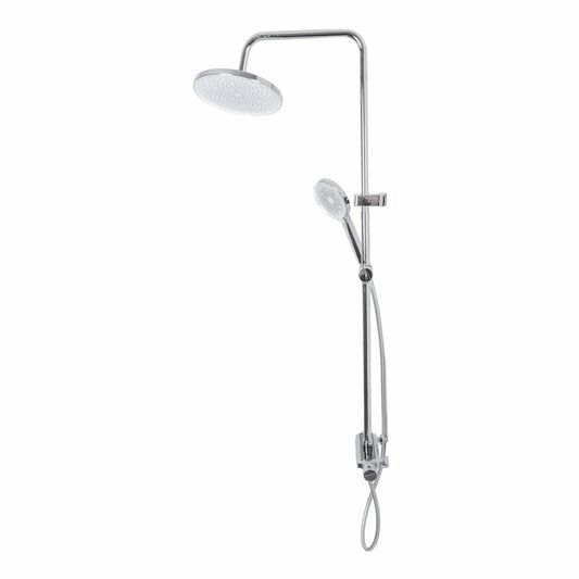 Coloana de dus, cu para fixa si para mobila, Naimeed D6148, 3 functii, otel inoxidabil, Argintiu