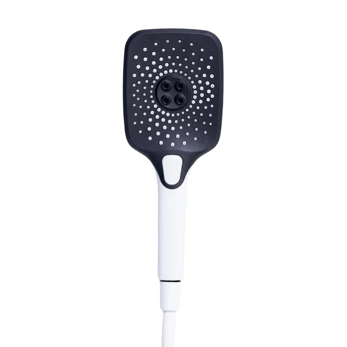 Coloana de dus, cu para fixa si para mobila, Naimeed D6149, 4 functii, otel inoxidabil, Alb
