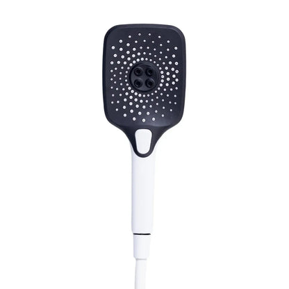 Coloana de dus, cu para fixa si para mobila, Naimeed D6149, 4 functii, otel inoxidabil, Alb