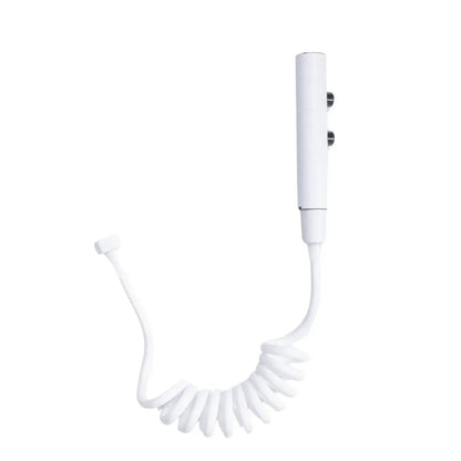 Coloana de dus, cu para fixa si para mobila, Naimeed D6149, 4 functii, otel inoxidabil, Alb