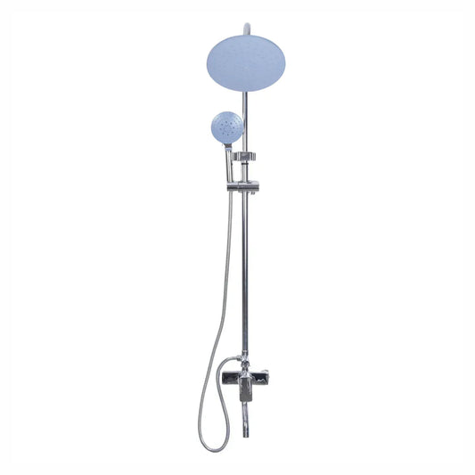 Coloana de dus, cu para fixa si para mobila, Naimeed D6151, 3 functii, otel inoxidabil, Argintiu