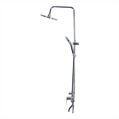 Coloana de dus, cu para fixa si para mobila, Naimeed D6152, 3 functii, otel inoxidabil, Argintiu