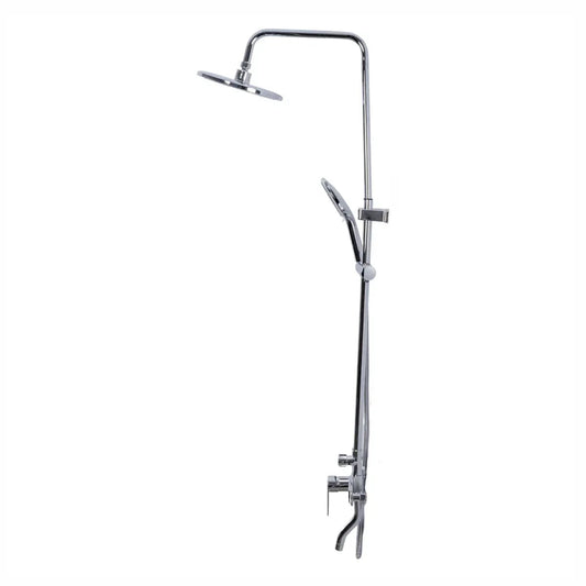 Coloana de dus, cu para fixa si para mobila, Naimeed D6152, 3 functii, otel inoxidabil, Argintiu