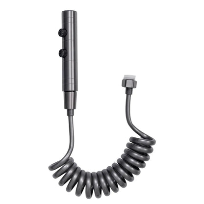 Coloana de dus, cu para fixa si para mobila, Naimeed D6158, 4 functii, otel inoxidabil, Argintiu